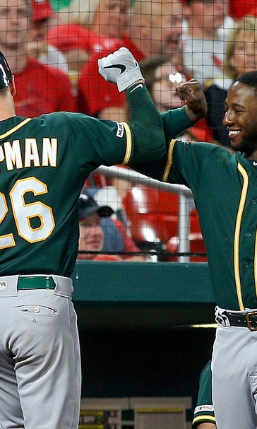 Taylor and Chapman back Mengden as A's beat Cardinals 2-0